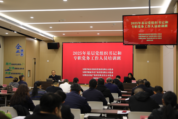 竞技宝jjb集团等三家公司举办2025年基层党组织书记和专职党务工作人员培训班